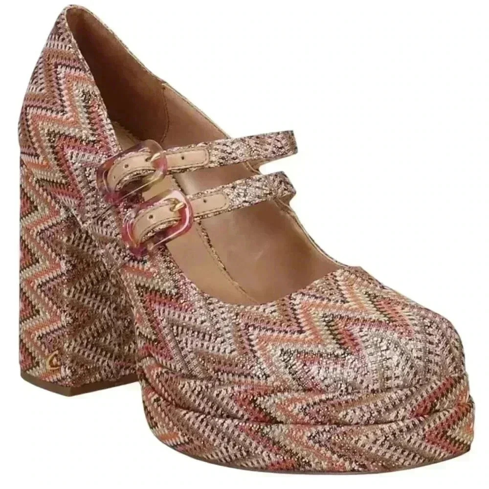 Circus NY by Sam Edelman Women's Pepper Platform   Amber Multi Size US 6.5 , 7